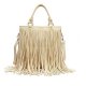 Punk tassel ear PU leather handbag shoulder bag leisure