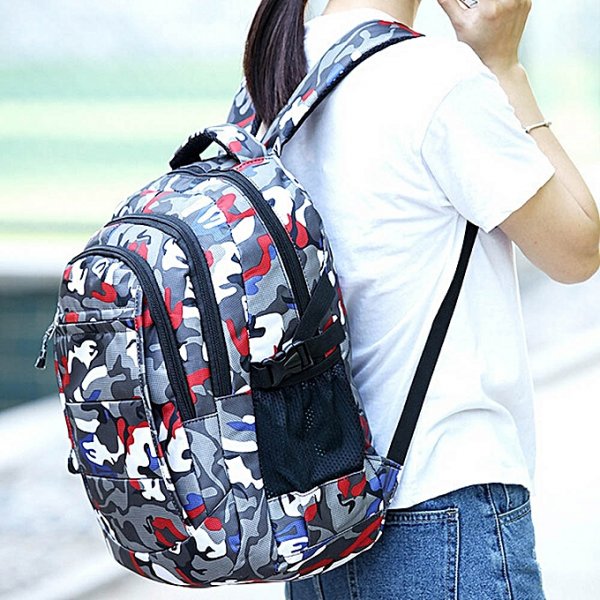 Boys and girls Men climb nylon shoulder bag backpack travel bag