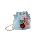 Flower bucket bag shoulder messenger bag