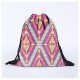 Drawstring backpack neutral printed bags backpack