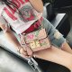 Messenger bag embroidered roses Messenger shoulder bag chain bag body