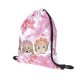 Drawstring backpack neutral fashion printed bags backpack