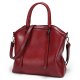 Ladies fashion leather handbag shoulder messenger bag satchel handbag red