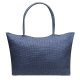 Simple candy-colored big Straw beach bag women casual shoulder bag